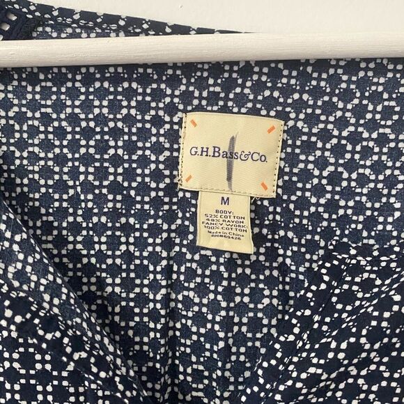 G.H. Bass&Co Blue blouse - Picture 4 of 7